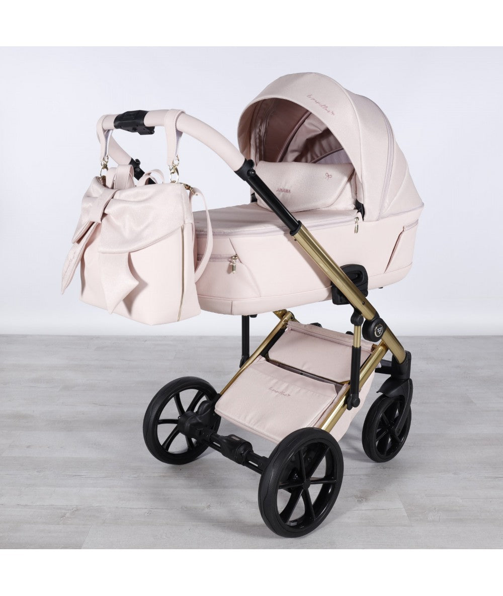 Junama Diamond Le Papillon Kombi-Kinderwagen - Glitter Pink