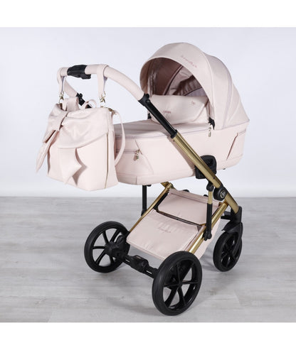 Junama Diamond Le Papillon Kombi-Kinderwagen - Glitter Pink