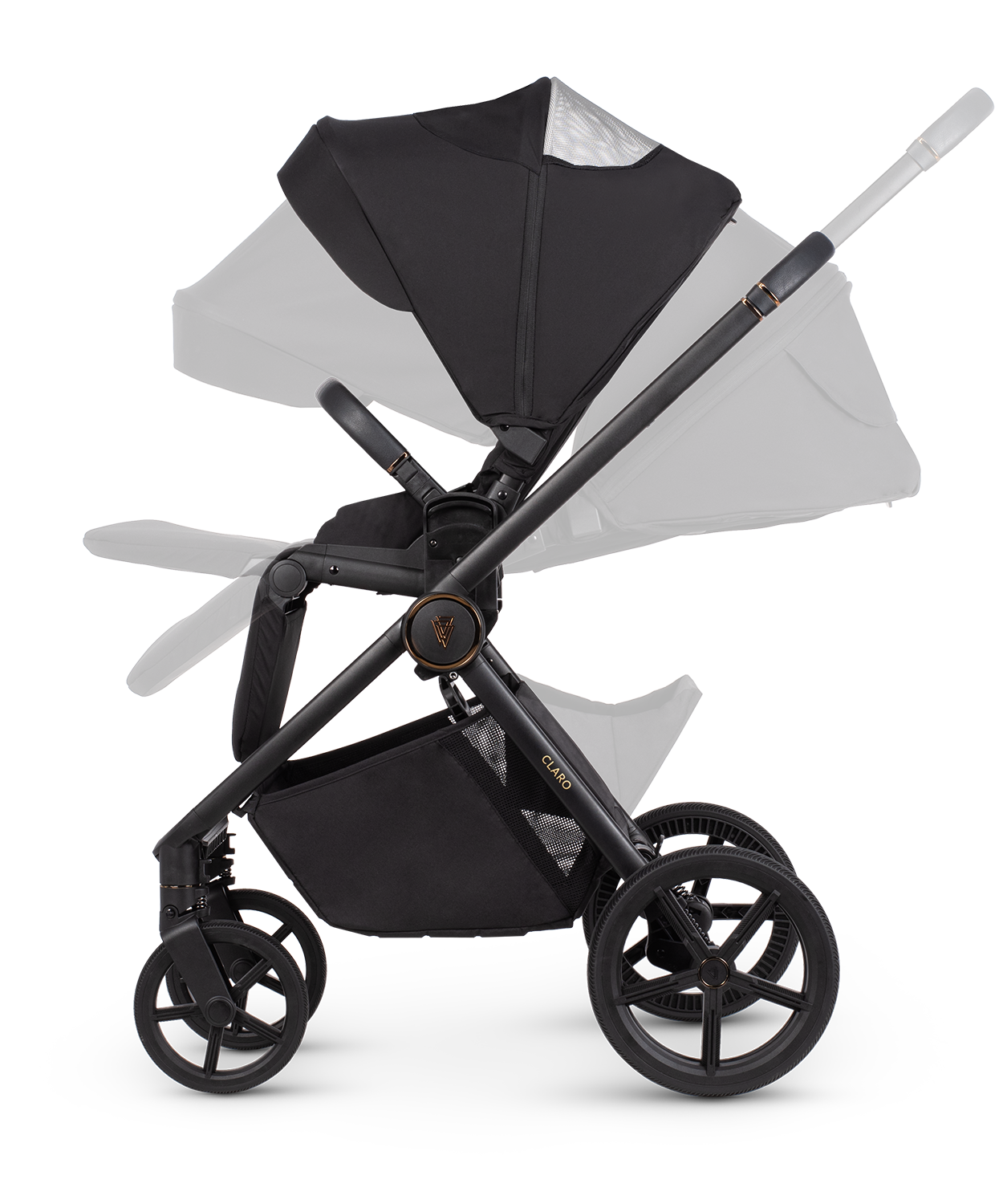 VENICCI CLARO „NOIR“ - 2-in-1 Kinderwagen