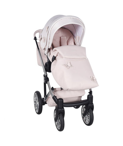 Junama Diamond Le Fleur Kombi-Kinderwagen - Pink