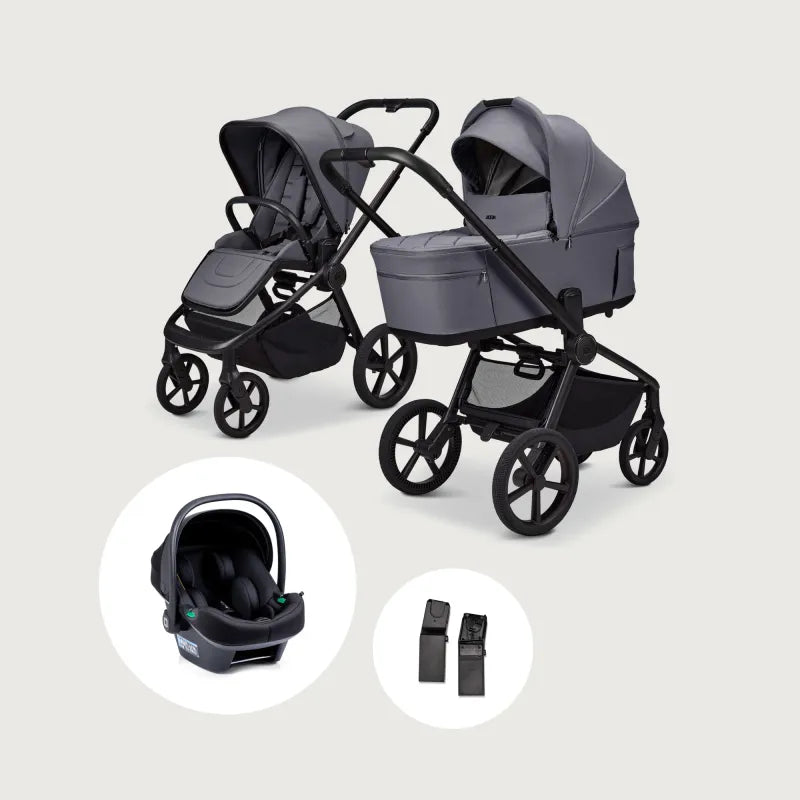 SET: 3in1 Kombikinderwagen RESEA Fold + Babyschale LOLA
- graphite
