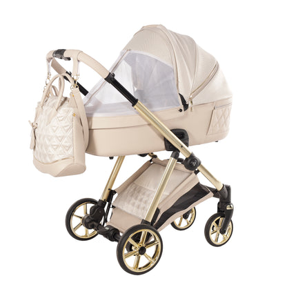 JUNAMA ELLEGANTE LAME - BEIGE / GOLD