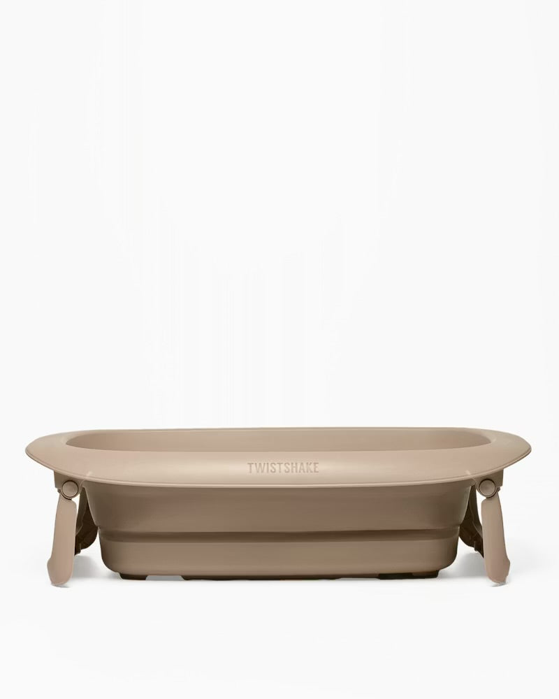 Luxus-Badeset Mocha - Zusammenklappbare Badewanne mit Badeständer
