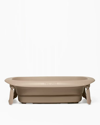 Luxus-Badeset Mocha - Zusammenklappbare Badewanne mit Badeständer