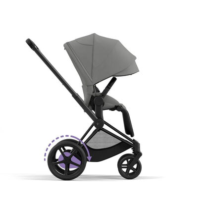 CYBEX e-PRIAM Set Gestell in Matt Black - Mirage Grey
