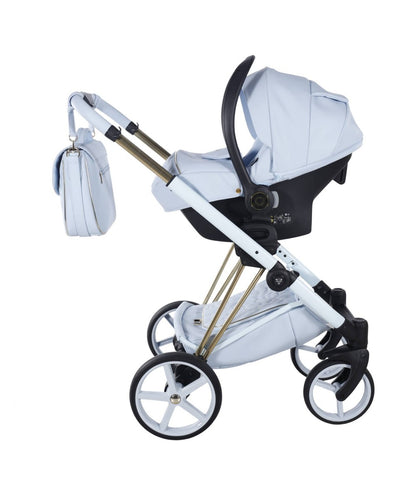 Junama Diamond Cubby Kombi-Kinderwagen - Blue/Gold