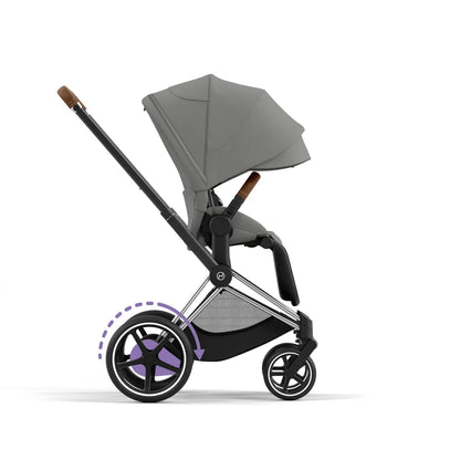 CYBEX e-PRIAM Set Gestell in Chrome Brown - Mirage Grey
