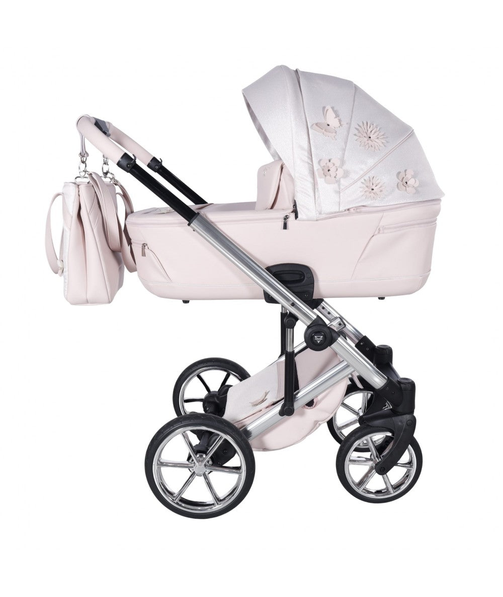 Junama Diamond Le Fleur Kombi-Kinderwagen - Pink