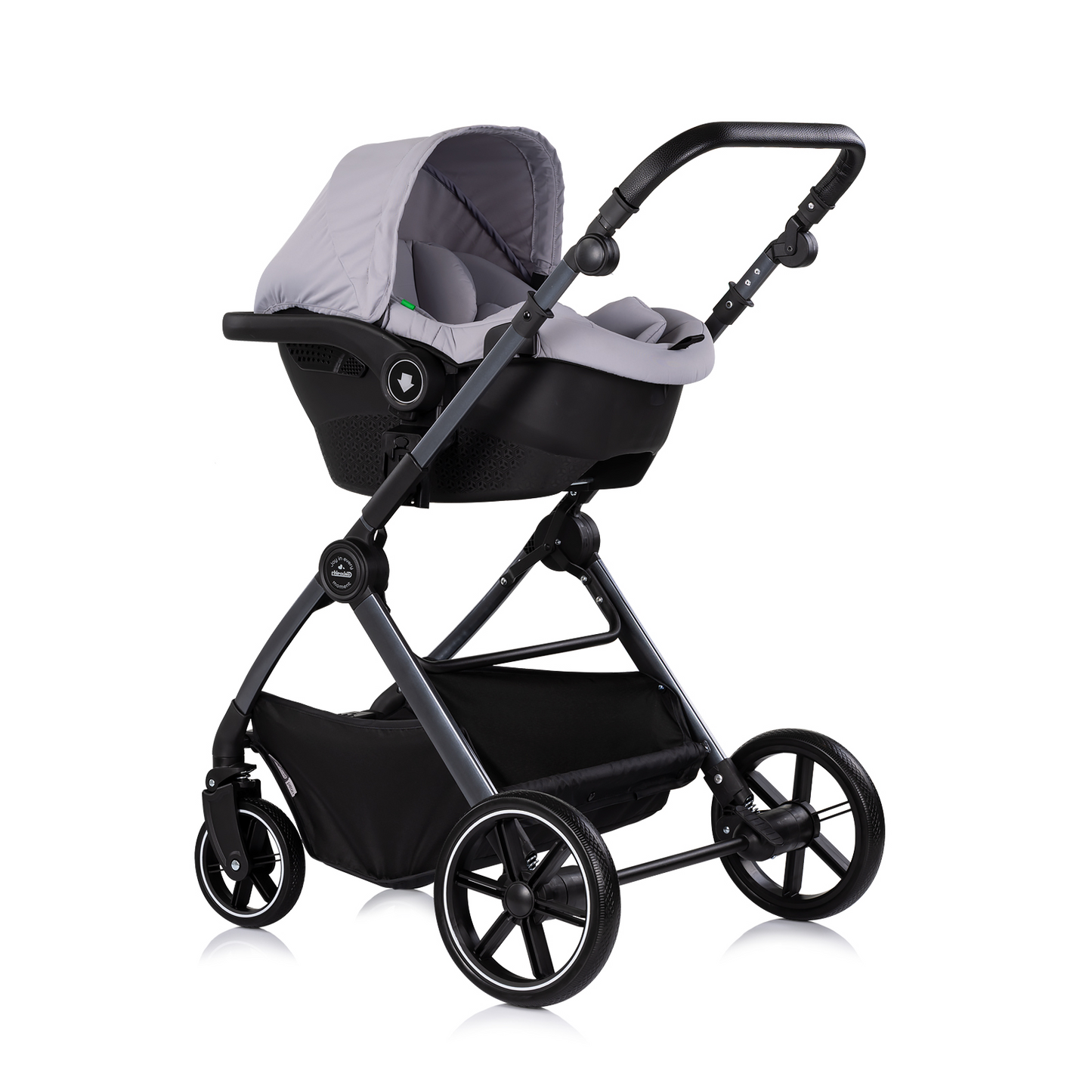 3-in-1 BABY-TRANSFORMATIONSKINDERWAGEN "PEARL" - PLATINUM