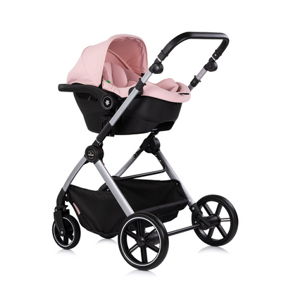 3-in-1 BABY-TRANSFORMATIONSKINDERWAGEN "PEARL" - PUDERROSA