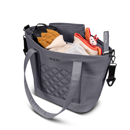 MOON - V-SHAPE BAG graphite