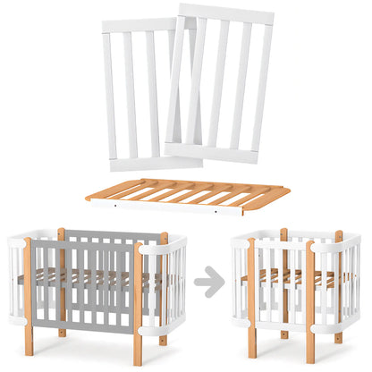 Veres Umbausatz für das Babybett Veres Monaco zum Mini-Bett (80x60 cm)