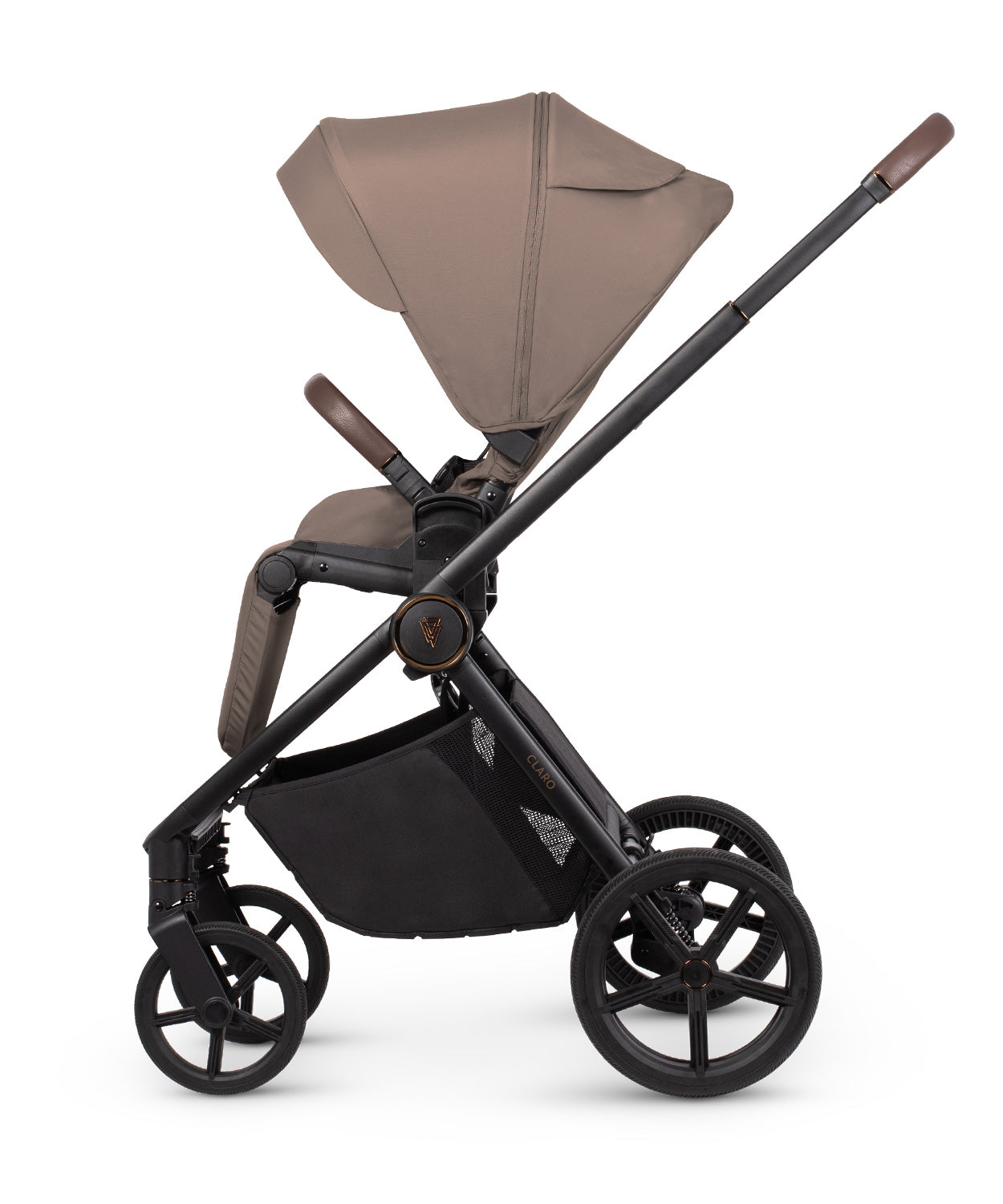 VENICCI CLARO „ALMOND“ - 3-in-1 Kinderwagen + TIAGO AUTOSITZ