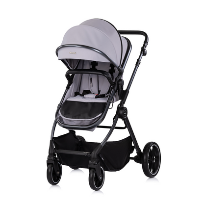 3-in-1 BABY-TRANSFORMATIONSKINDERWAGEN "PEARL" - PLATINUM