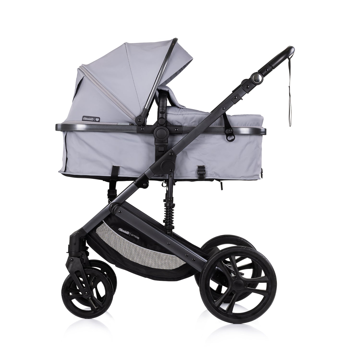 3-in-1 VERWANDELBARER KINDERWAGEN „AMORE“ PLATINUM