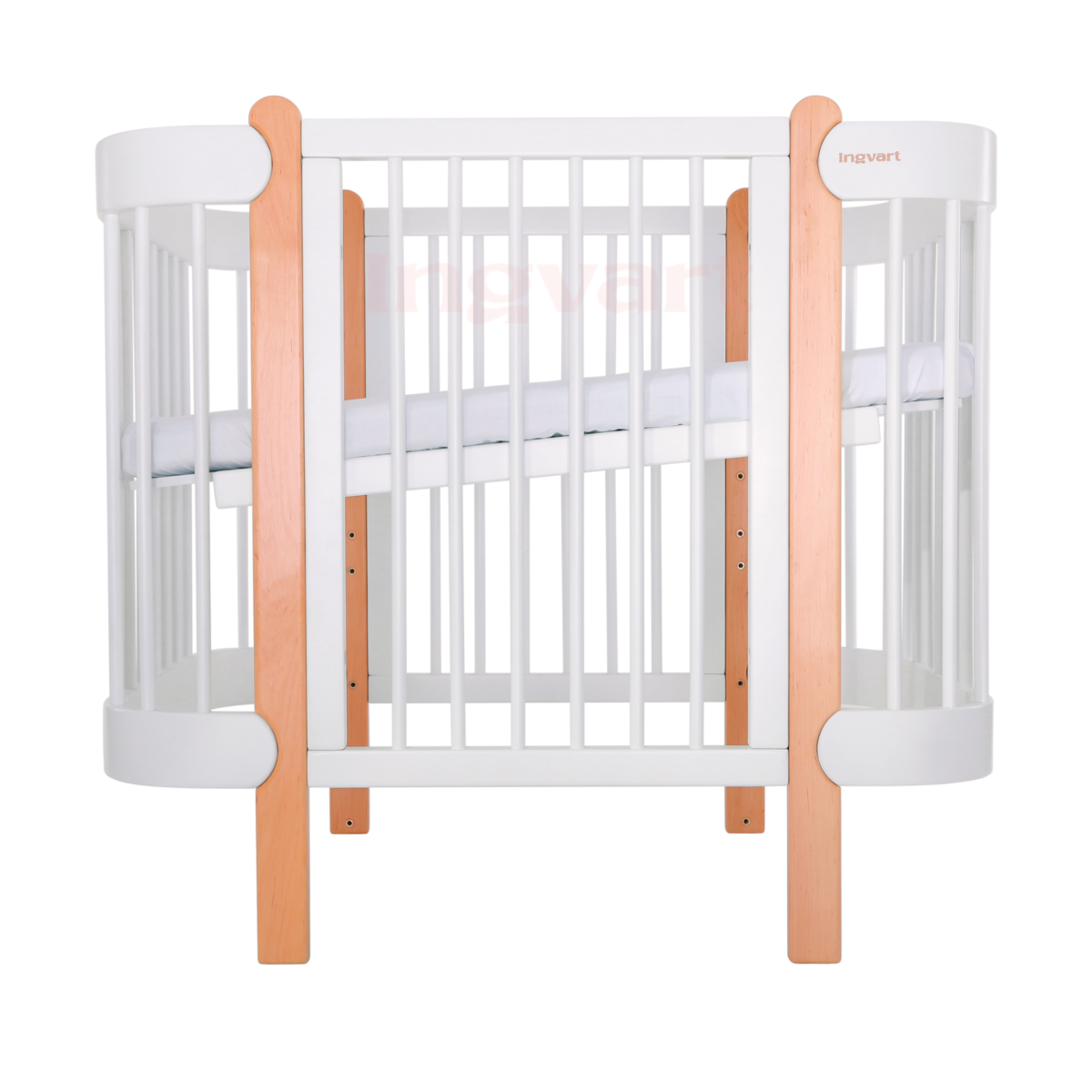 NIKA SLIM 5-in-1 Babybettchen, Graphitfarbe