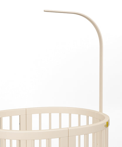 Baldachin und Spielzeughalter aus Holz, Farbe: Elfenbein