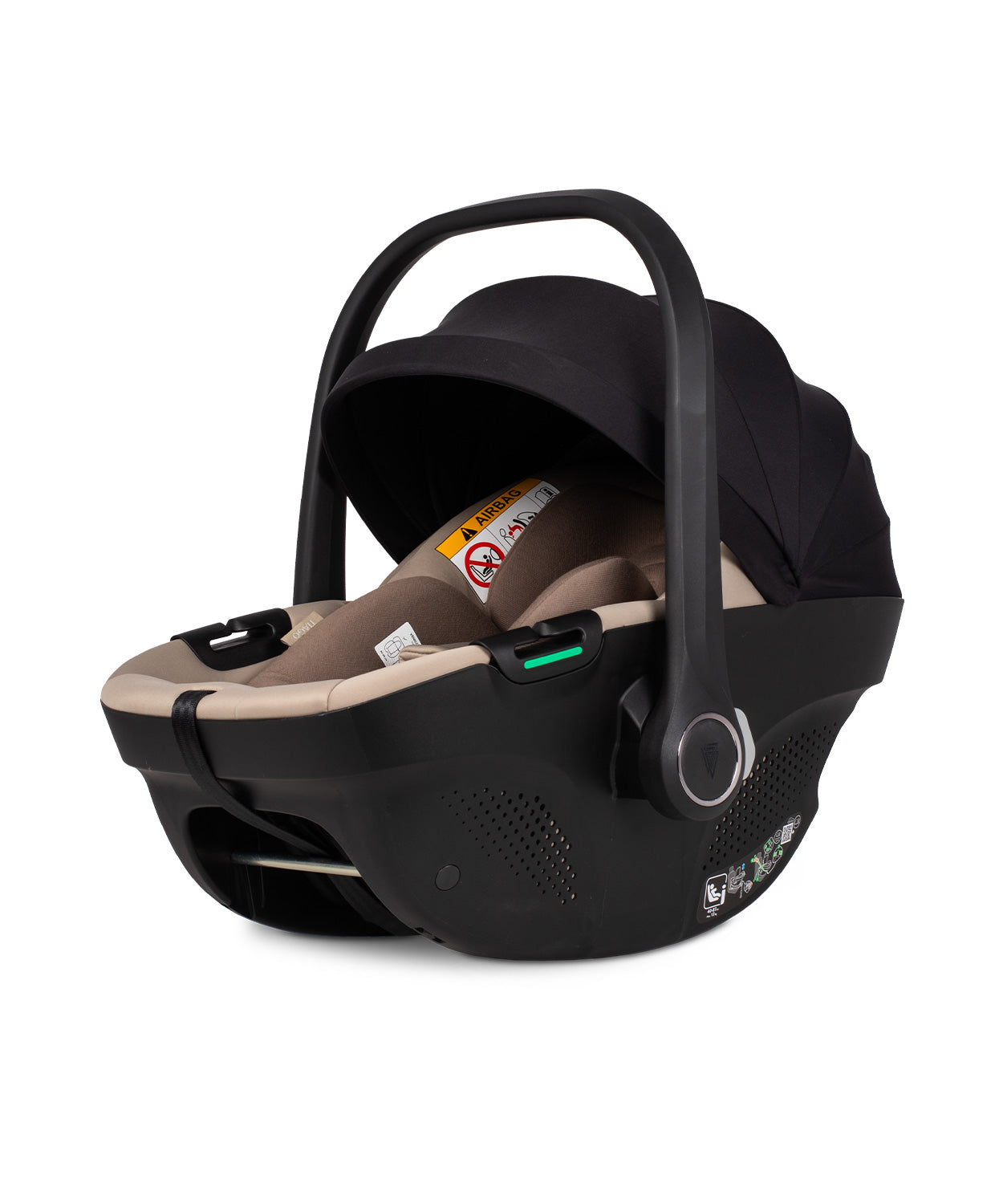 VENICCI CLARO „ALMOND“ - 3-in-1 Kinderwagen + TIAGO AUTOSITZ
