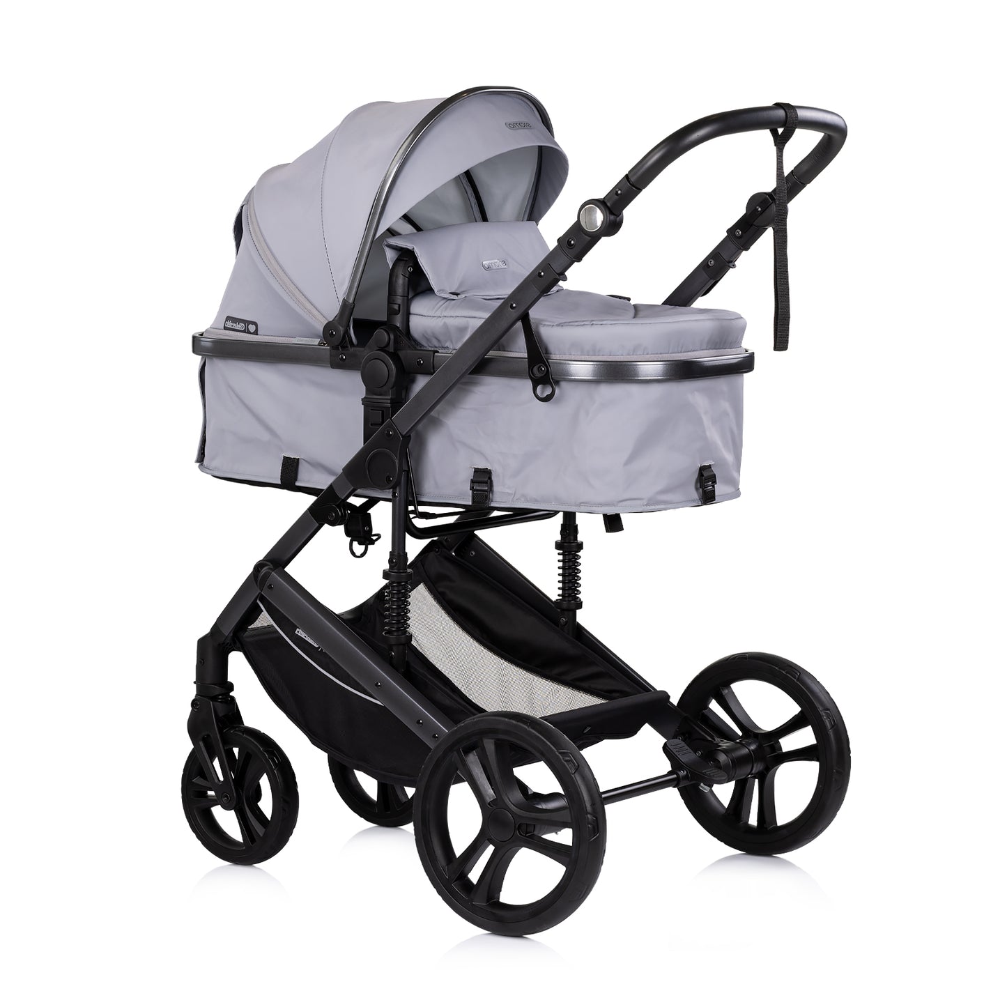 3-in-1 VERWANDELBARER KINDERWAGEN „AMORE“ PLATINUM