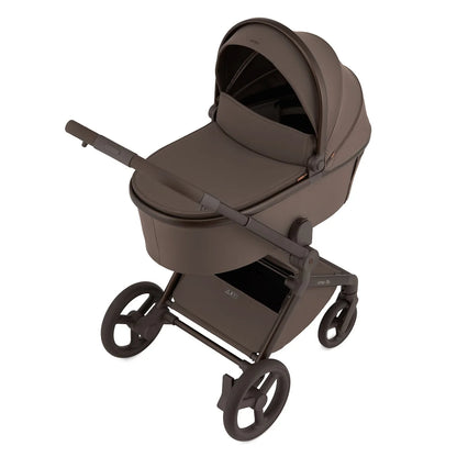 BUNDLE SET: ANEX FLO BROWNY Kombi-Kinderwagen 4in1 inkl. NUNA ARRA FLEX BABYSCHALE & BASE NEXT