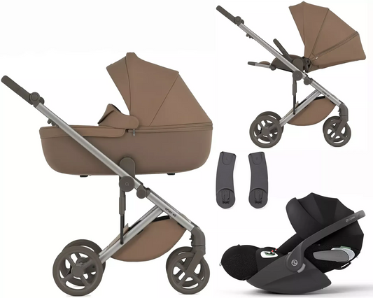 3-in-1 ANEX ELI „WOODY“ - BUNDLE SET „CYBEX CLOUD-T BLACK“