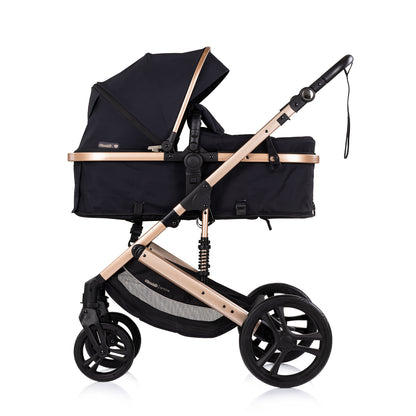3-in-1 VERWANDELBARER KINDERWAGEN „AMORE“ NOIR