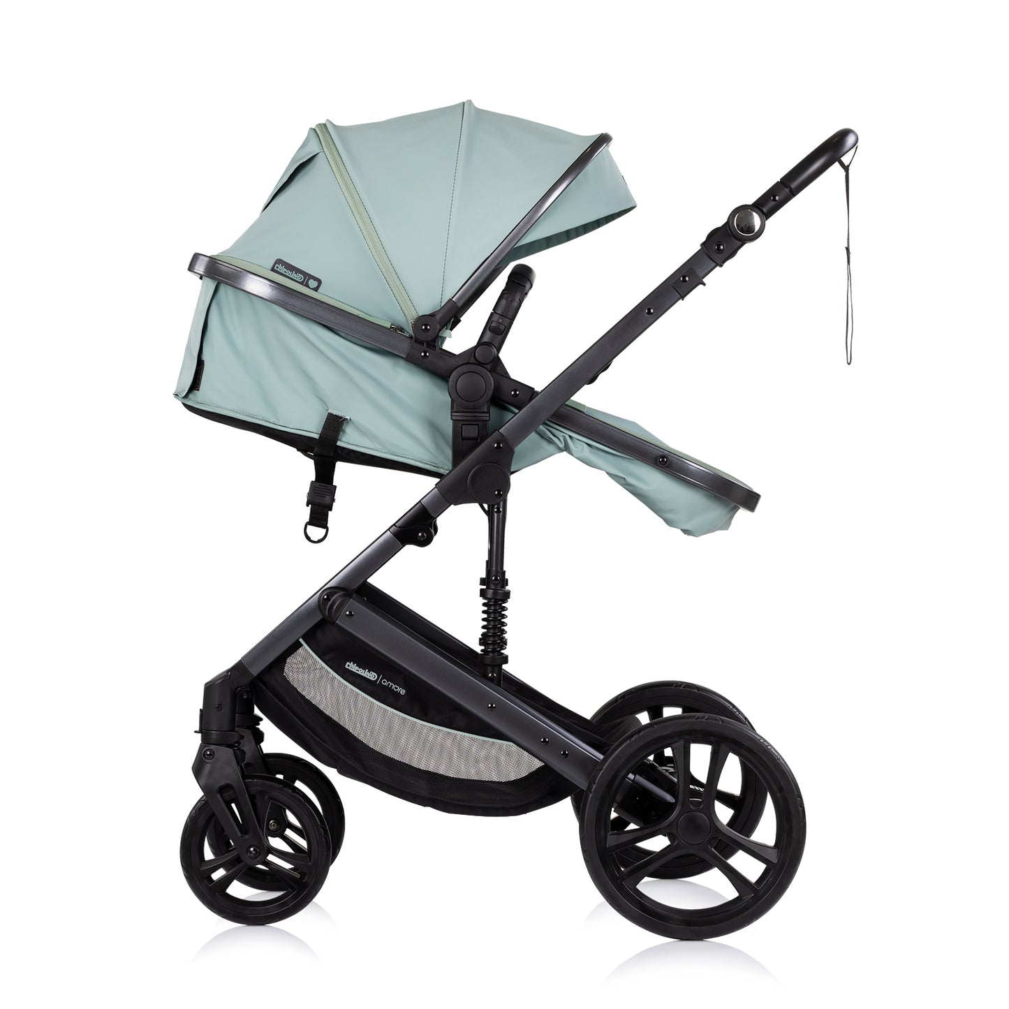 3-in-1 VERWANDELBARER KINDERWAGEN „AMORE“ MATCHA