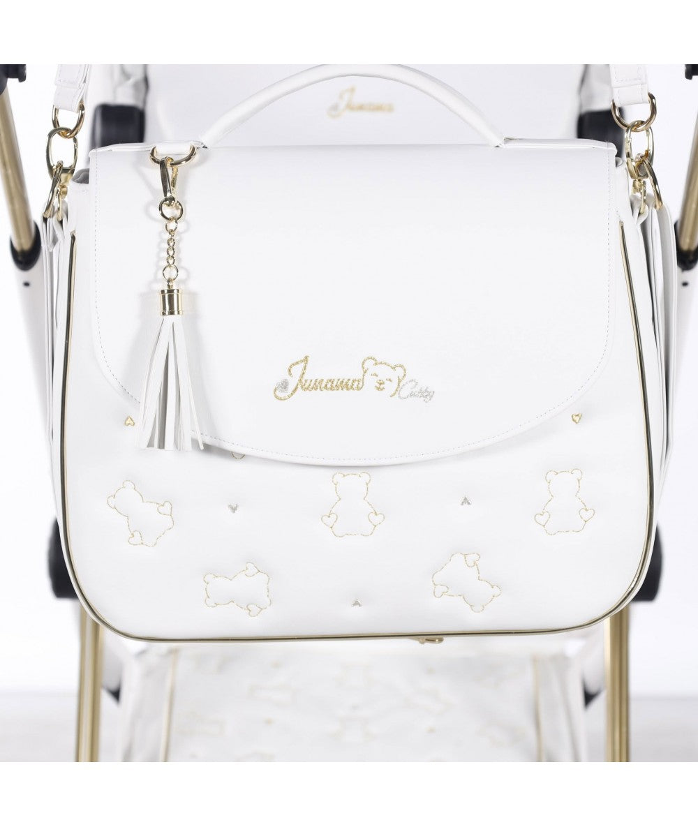 Junama Diamond Cubby Kombi-Kinderwagen - White