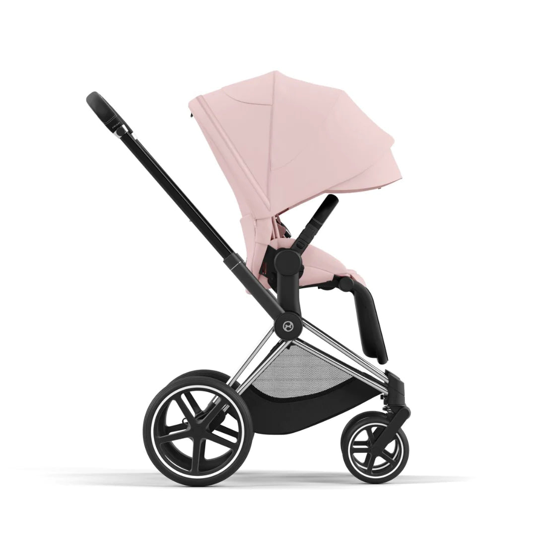 CYBEX PRIAM Set Gestell in Chrome Brown - Peach Pink