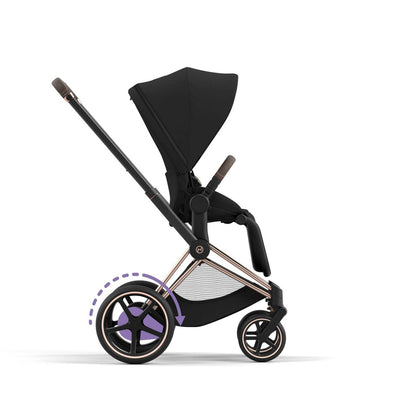 CYBEX e-PRIAM Set Gestell in Roségold - Sepia Black