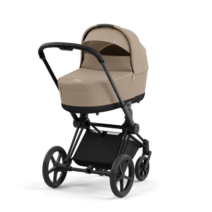 CYBEX PRIAM Set Gestell in Matt Black - Cozy Beige