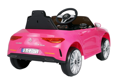 Kinder-Elektroauto Mercedes-Benz CLS 350 Coupé, lizenziert, 2 x 20 Watt Motoren, LED-Scheinwerfer