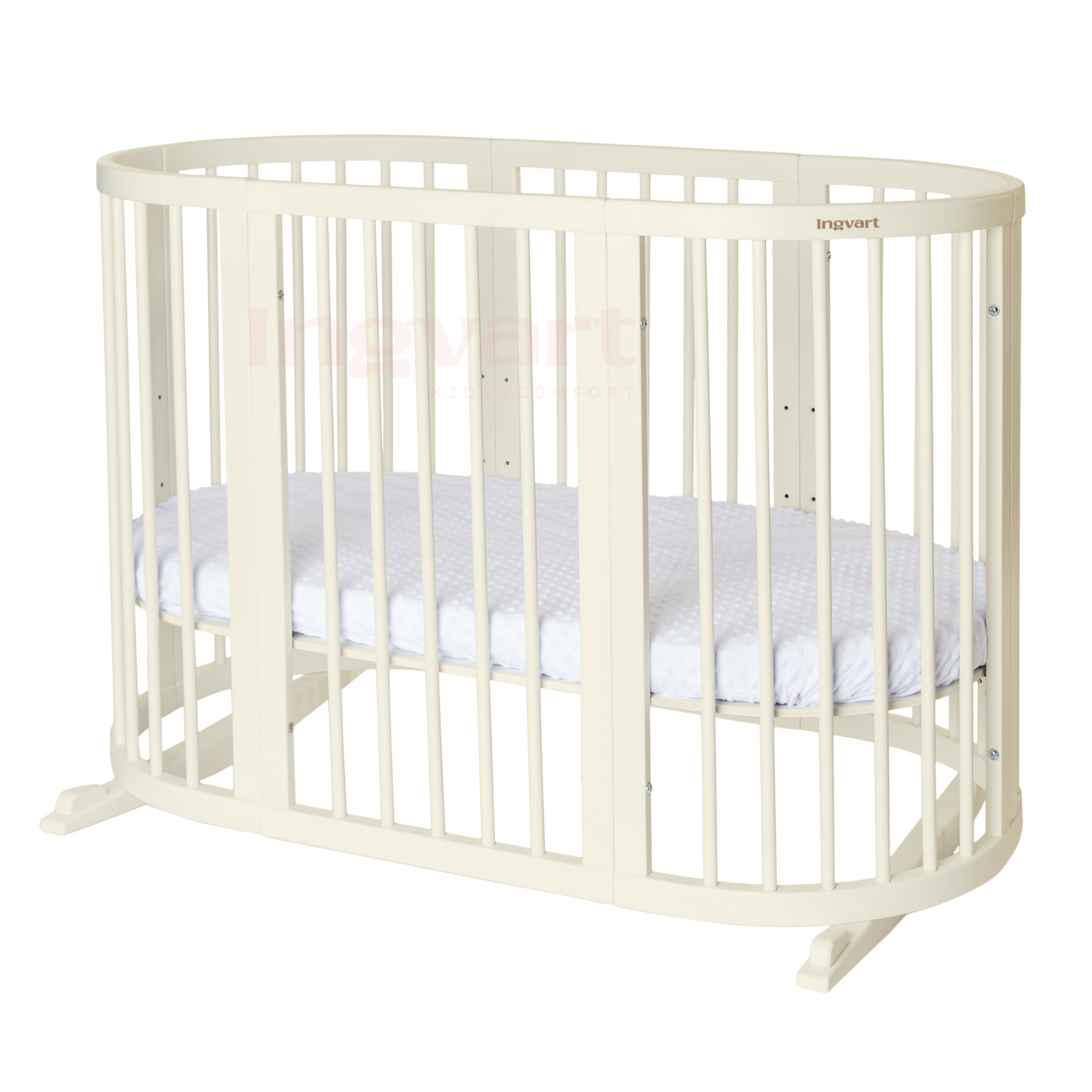 SMART BED 9-in-1-Babybett, umbaubar, Farbe Lavendel