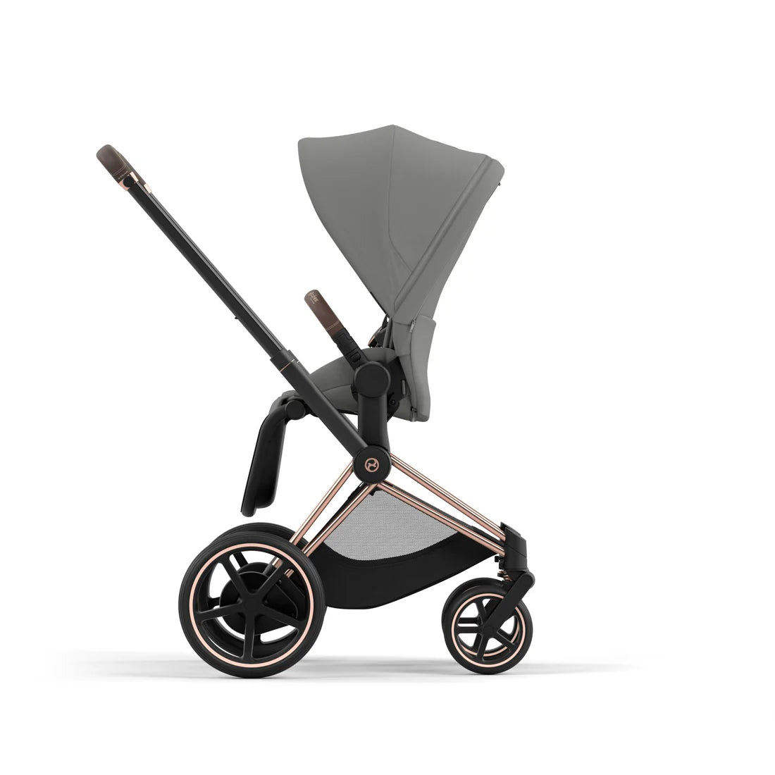 CYBEX e-PRIAM Set Gestell in Roségold - Mirage Grey