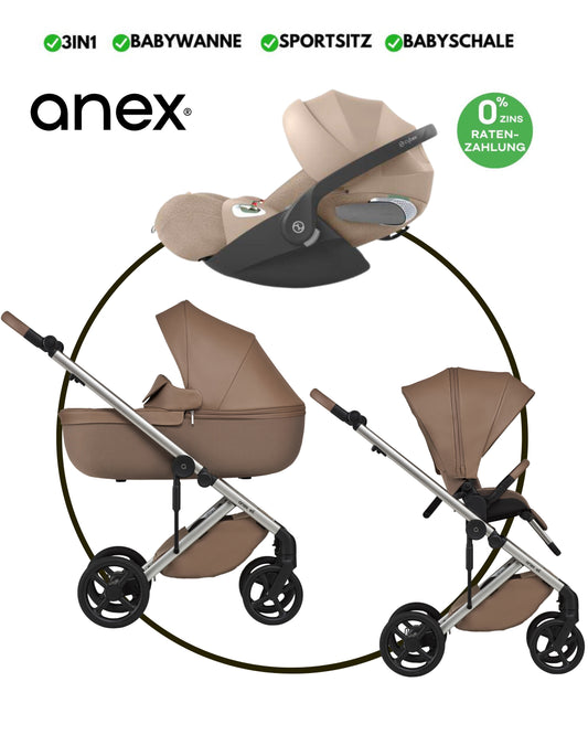 ANEX ELI „SECRET“ - BUNDLE SET „CYBEX CLOUD-T COZY BEIGE“