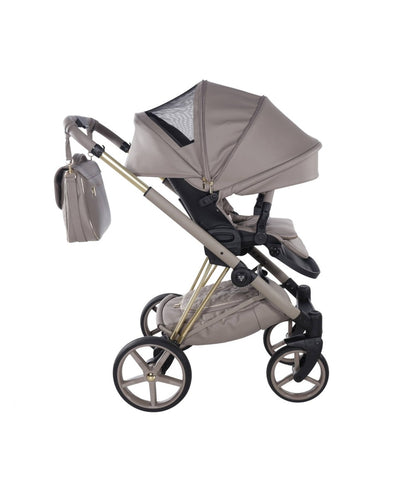 Junama Diamond Cubby Kombi-Kinderwagen - Cappuccino