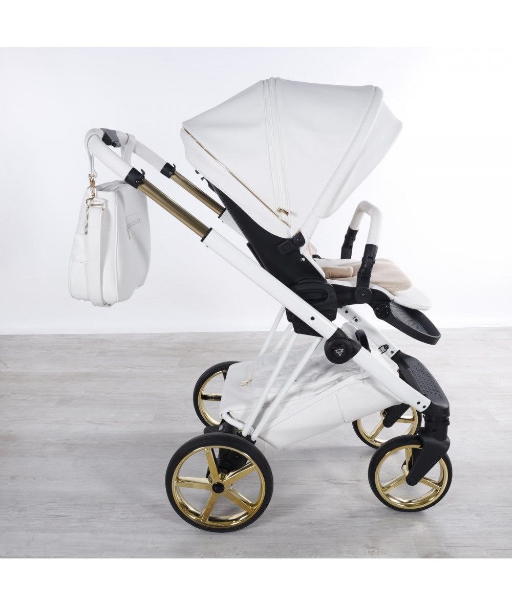 Junama Diamond Cubby Kombi-Kinderwagen - White