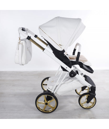 Junama Diamond Cubby Kombi-Kinderwagen - White