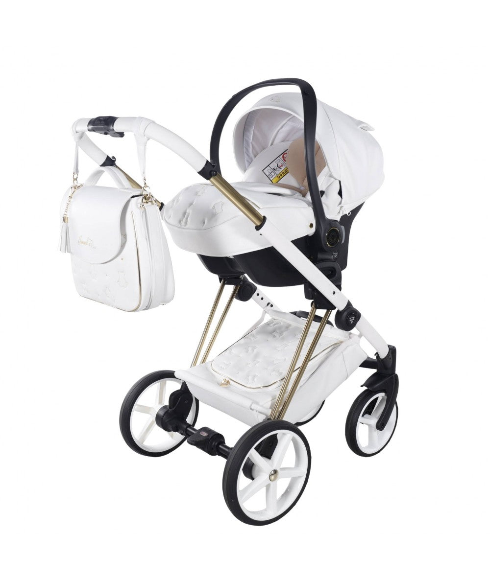 Junama Diamond Cubby Kombi-Kinderwagen - White