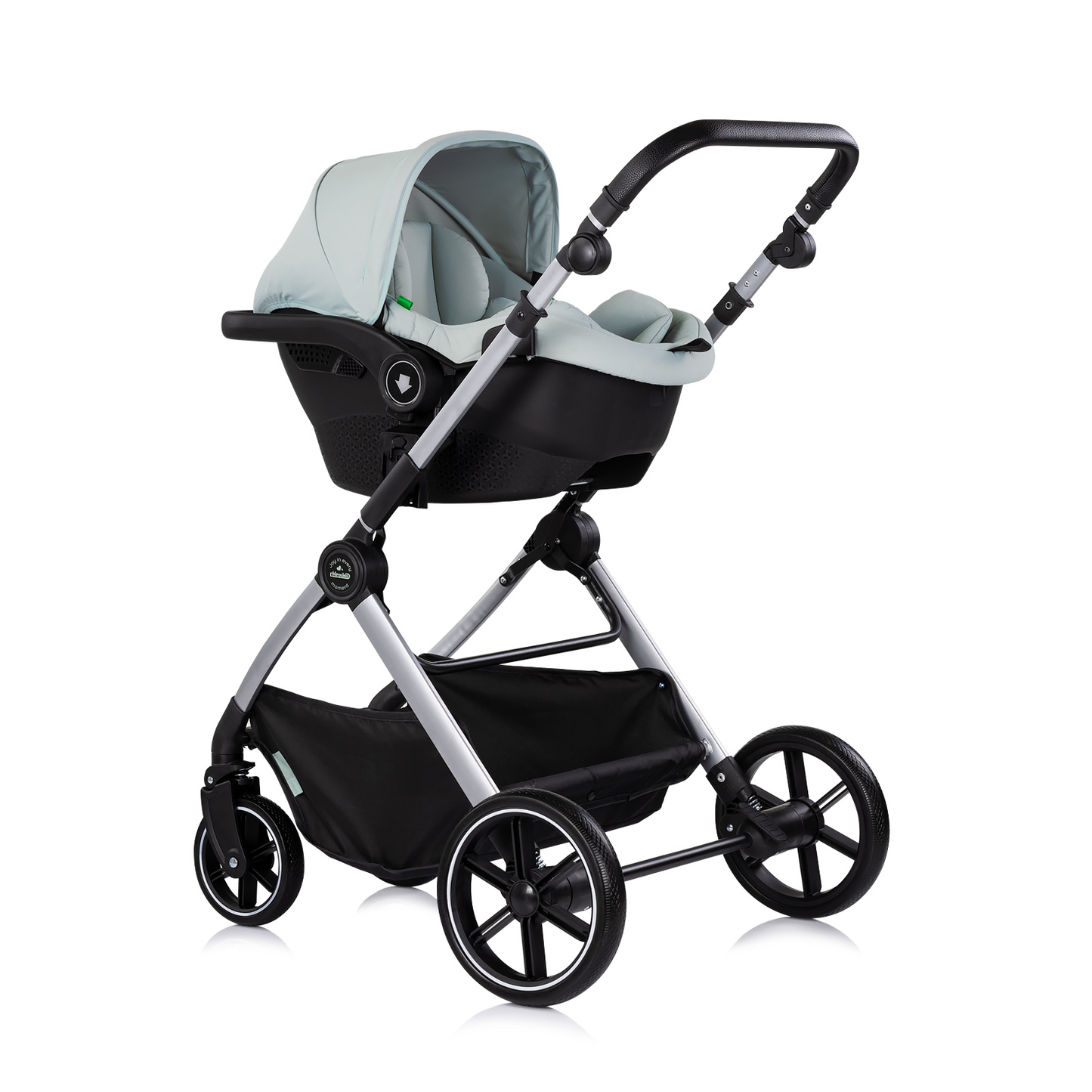 3-in-1 BABY-TRANSFORMATIONSKINDERWAGEN "PEARL" - MATCHA