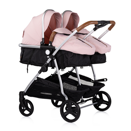KINDERWAGEN FÜR ZWEI KINDER DUO SMART PINK