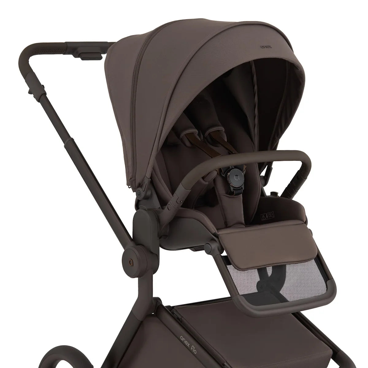 BUNDLE SET: ANEX FLO BROWNY Kombi-Kinderwagen 4in1 inkl. NUNA ARRA FLEX BABYSCHALE & BASE NEXT