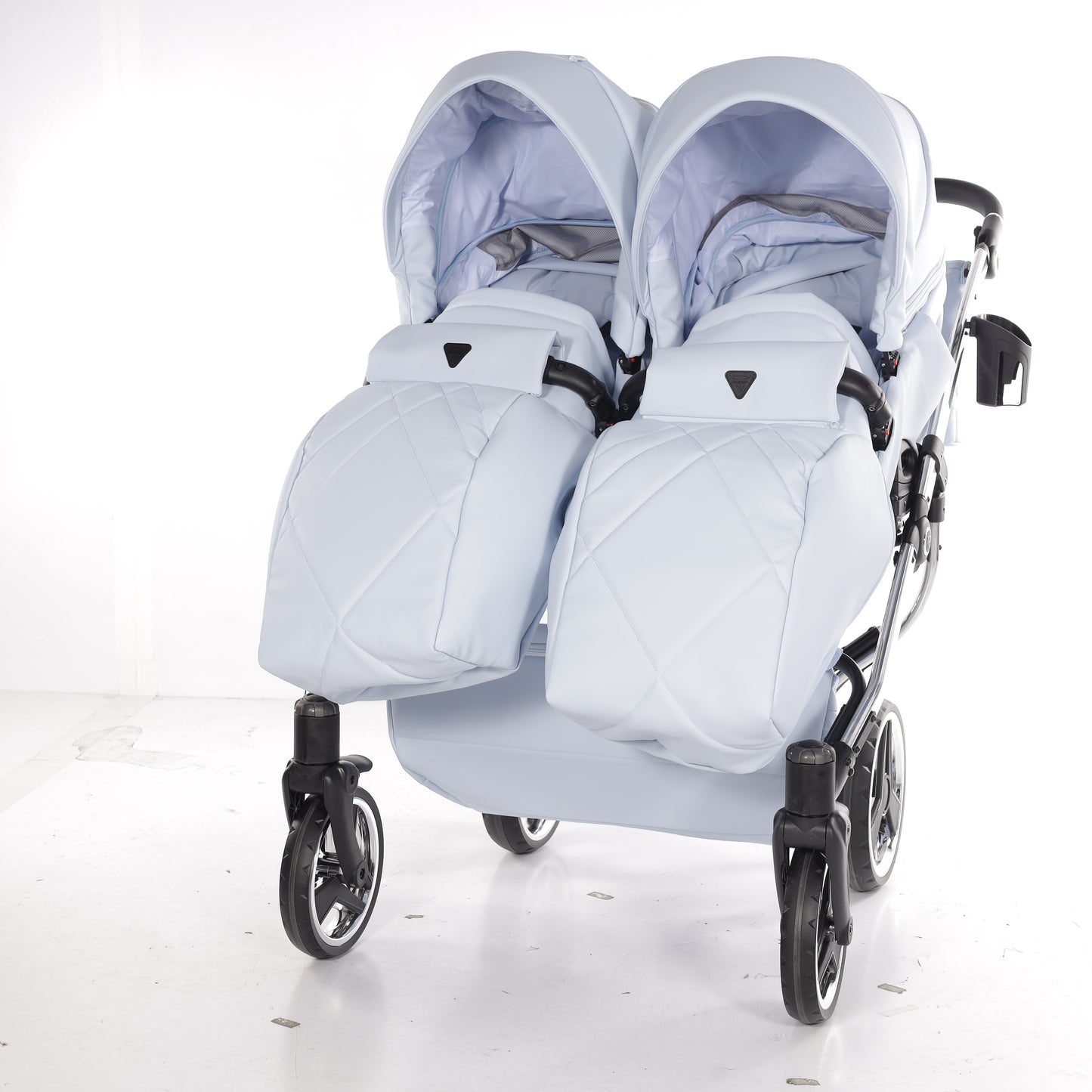 Zwillings-/Geschwisterwagen JUNAMA DUO V3 - ECO BLAU