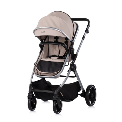 3-in-1 BABY-TRANSFORMATIONSKINDERWAGEN "PEARL" - LATTE