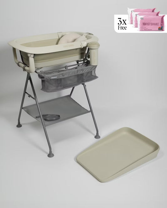 Luxus Bade- & Wickelset - BEIGE
