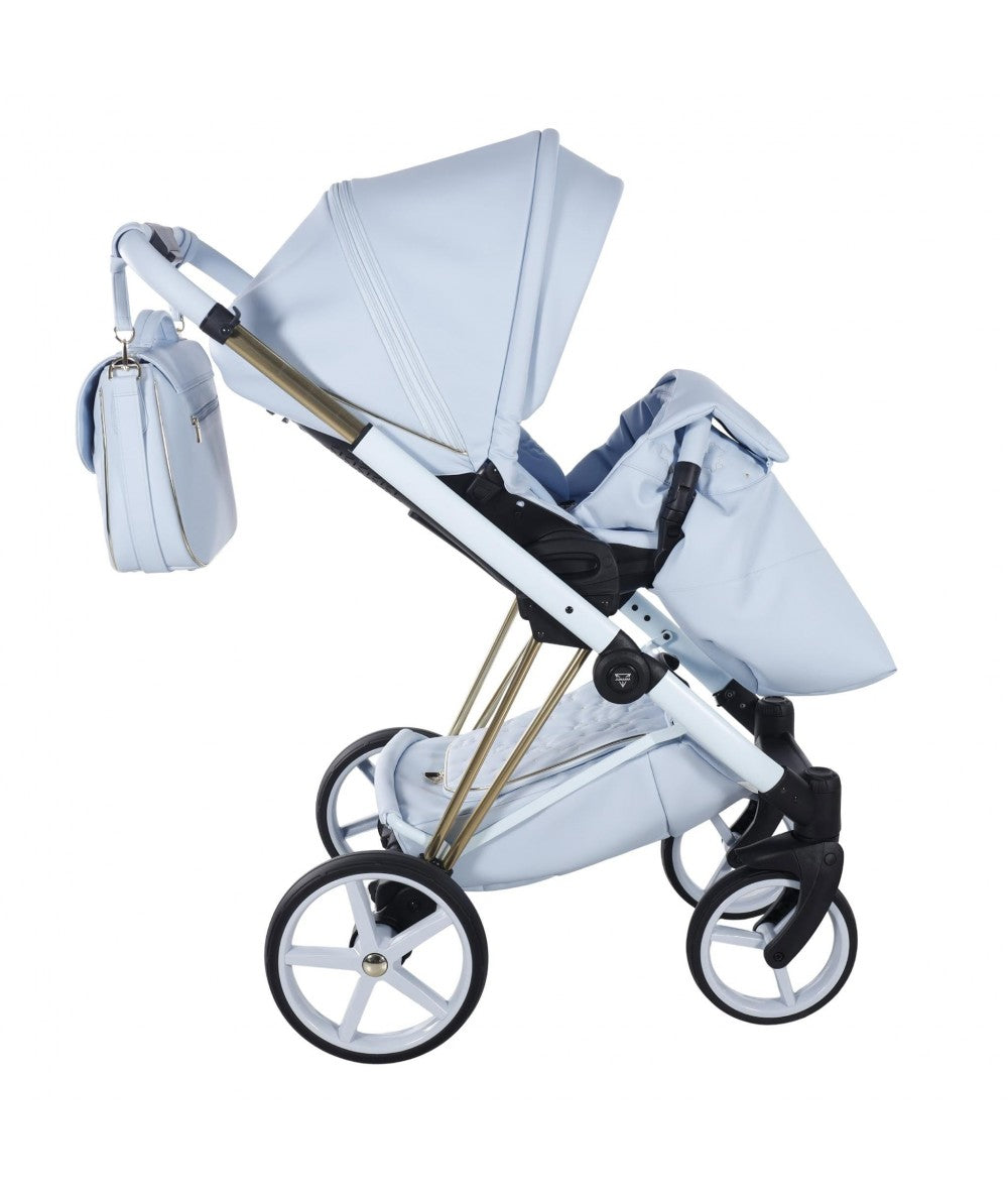 Junama Diamond Cubby Kombi-Kinderwagen - Blue/Gold