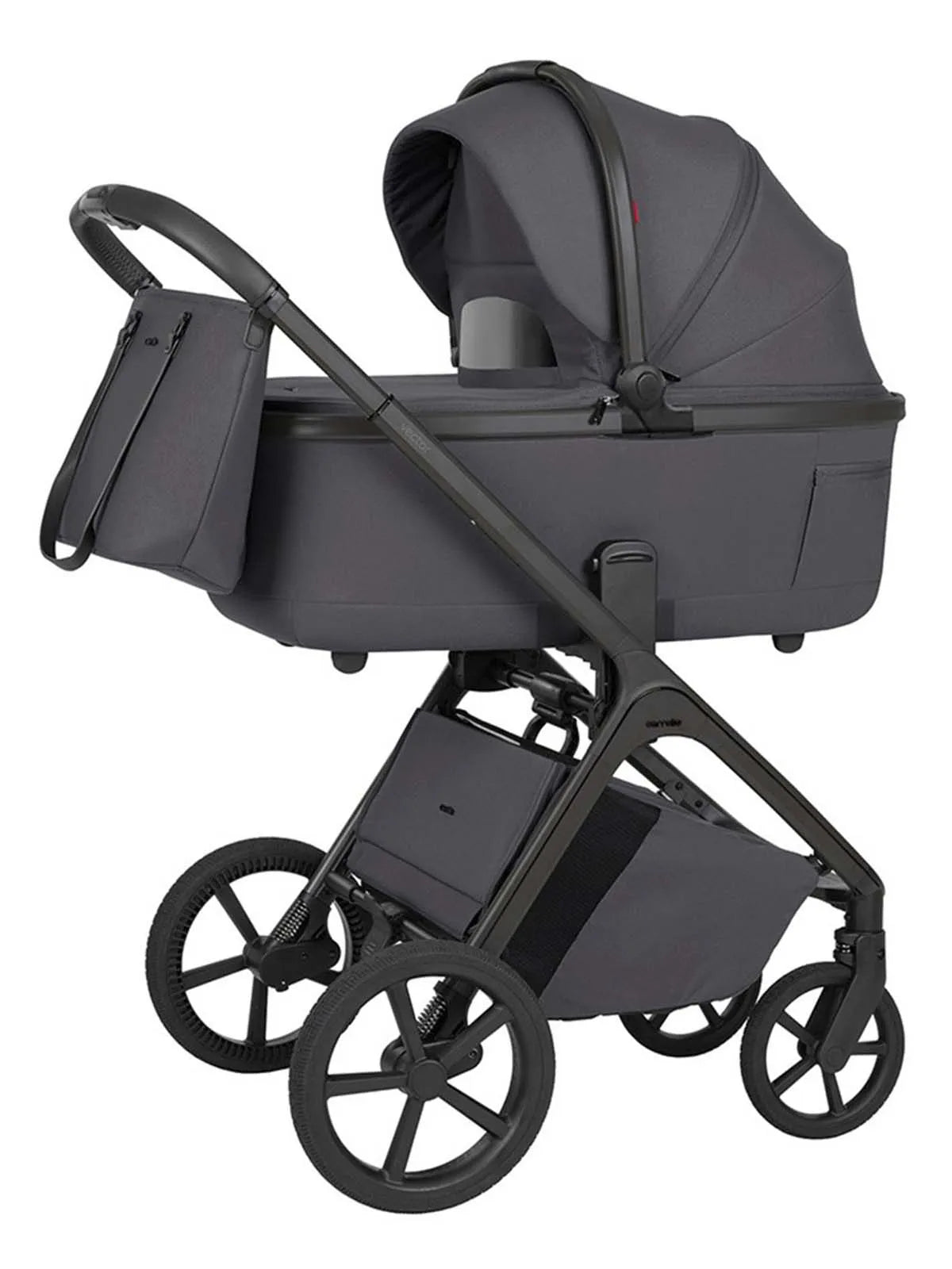 CARRELLO VECTOR F CRL-6700 - mit faltbarer BABYWANNE - AMPLE GREY