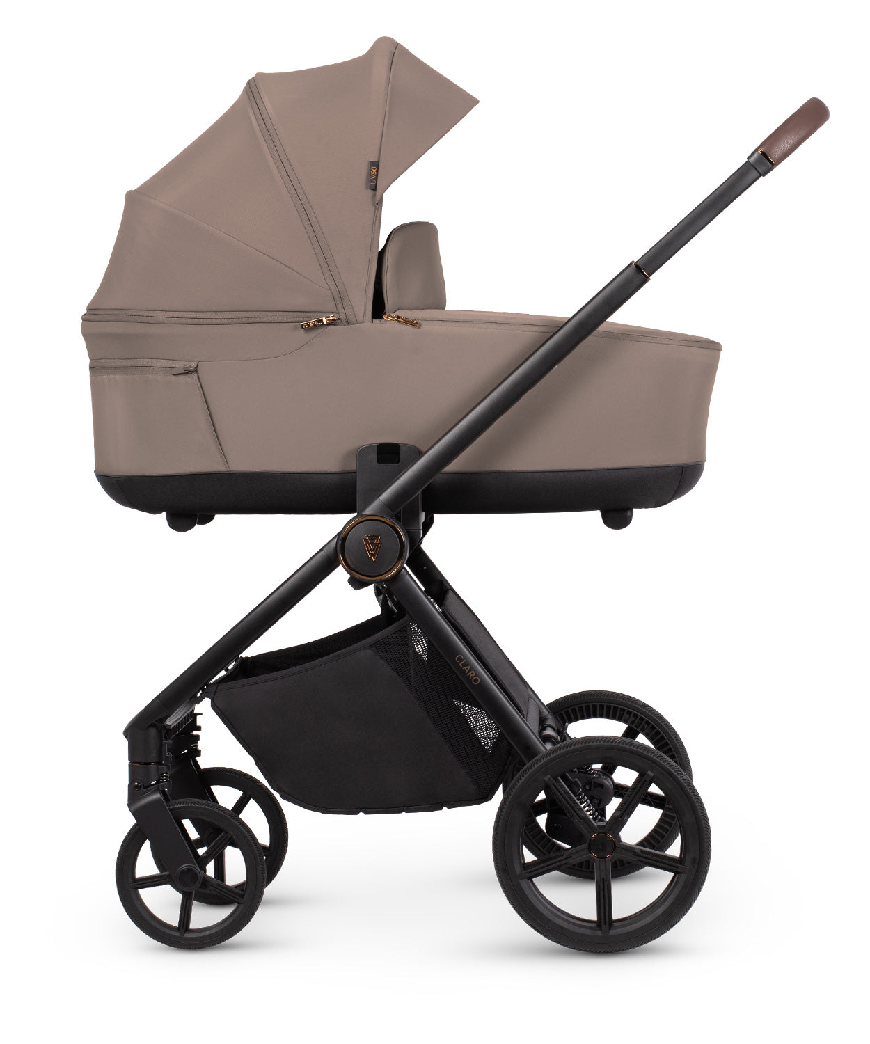 VENICCI CLARO „ALMOND“ - 3-in-1 Kinderwagen + TIAGO AUTOSITZ