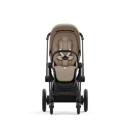 CYBEX e-PRIAM Set Gestell in Matt Black - Cozy Beige