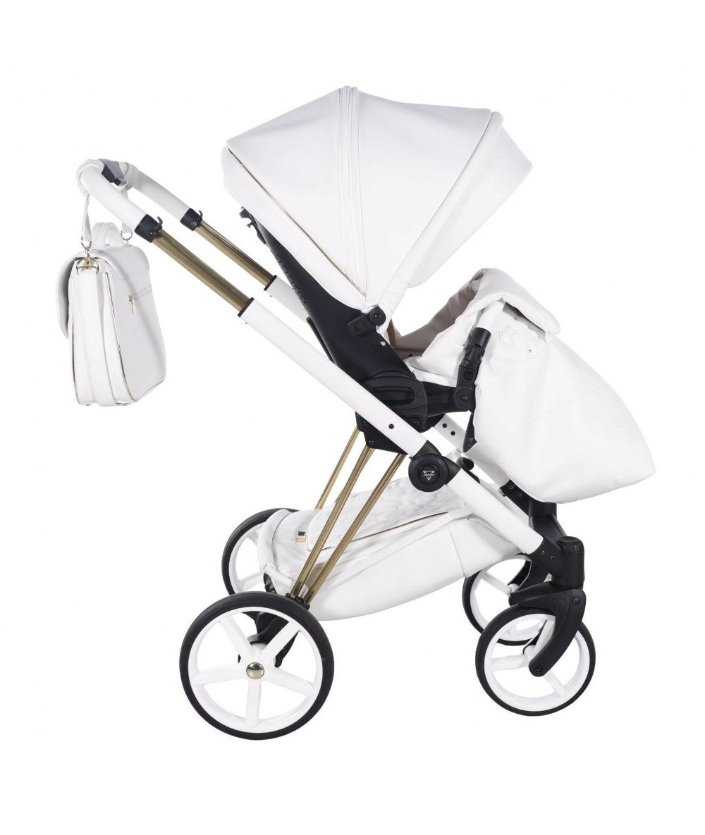 Junama Diamond Cubby Kombi-Kinderwagen - White